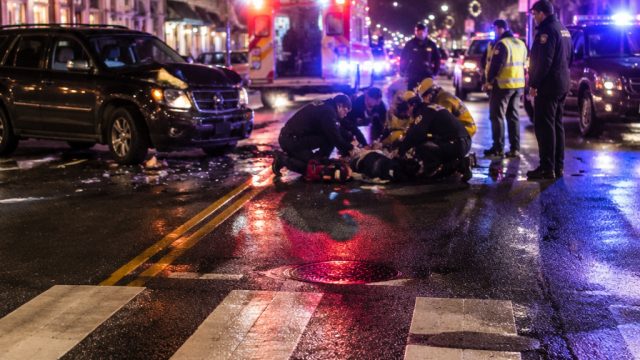 Traffic Incident in Yarmouth: Pedestrians Struck Late Tuesday Night
